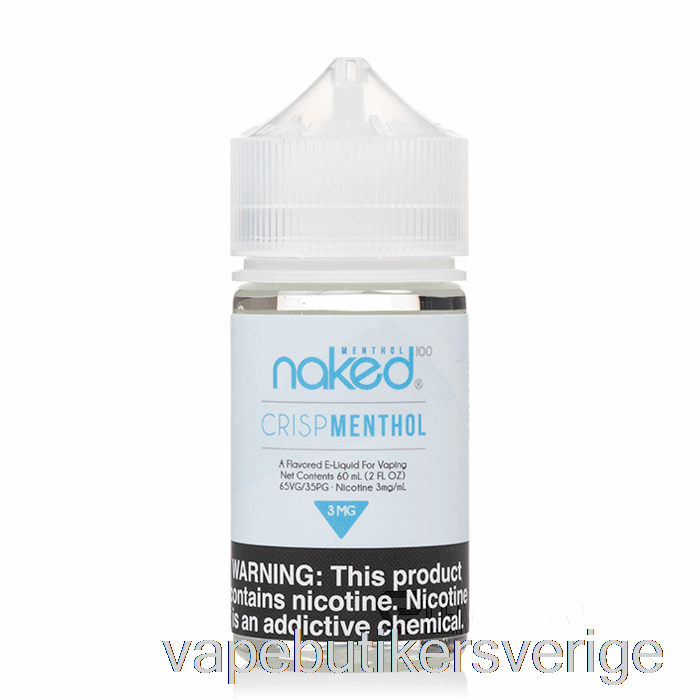 Vape Sverige Crisp Mentol - Naken 100 Mentol - 60ml 3mg